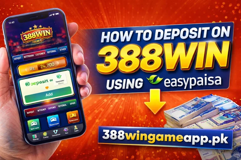 How to deposit on 388Win using Easypaisa